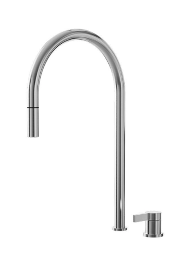 Lavabo Alkymist 787 RS køkkenarmatur m/udtrækstud i børstet rustfrit stål 